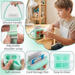 Detailed view of Yoto Mini card storage in Viotiin case
