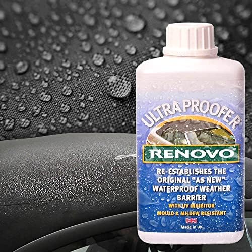 Complete three piece vehicle detailing kit packaging for imported convertible fabric restoration.