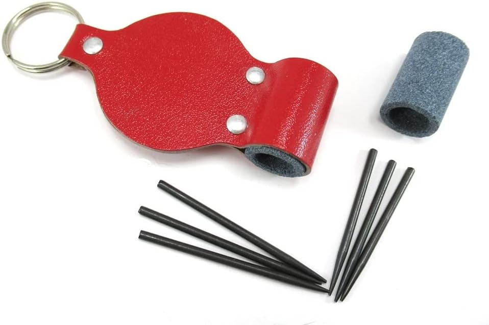 US Darts Key Ring Sharpener front view steel tip maintenance kit