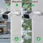 IP67 waterproof rating demonstration on the premium security camera power extension cord