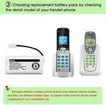 Premium replacement power pack for AT&T and VTech cordless phone handsets.