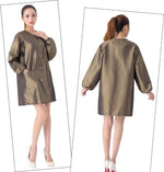 Tilyiala hairdresser cape long sleeves and cuffs
