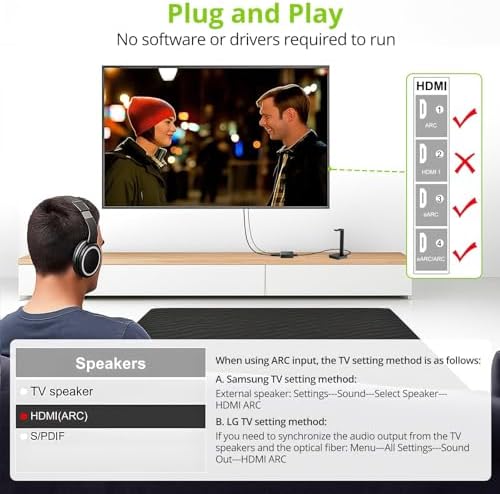 LiNKFOR premium audio extractor showing the USB power cable connection port
