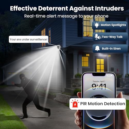 Vebiliki dual band WiFi outdoor security camera installed on an exterior wall demonstrating weather resistant design
