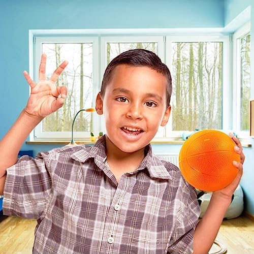 Kids playing with Botabee mini rubber basketballs