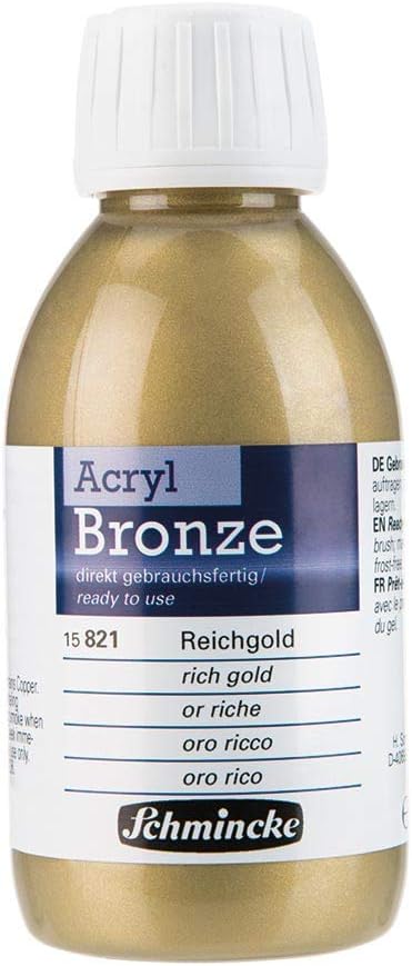 Schmincke - Oil-Bronze, silver, 50 ml, 15 805 024, for iridescent metallic effects on oil paintings, as well as on pre-primed surfaces such as wood, metal, plaster - Image 13