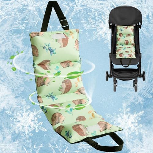 Close up of the triple insulation layers on the NCVI car seat cooling cover