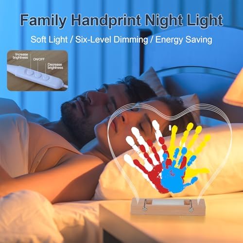 Premium wooden LED light base with clear acrylic sheets from the Bixinyo craft set