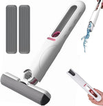 XASMA portable self squeeze short mop front view for compact desktop cleaning