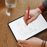 Full coverage stylus protector safeguarding against scuffs and scratches for digital artists.