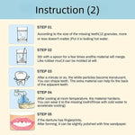 Yiluyuni temporary tooth repair kit contents display