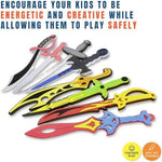 Children playing with Liberty Imports foam swords and shields