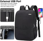 MAXTOP water resistant commuter bag demonstrating deep main compartment storage capacity