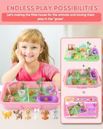 Portable sandbox with locking lid for easy storage