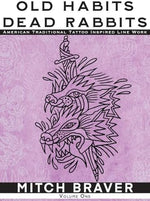 OLD HABITS DEAD RABBITS - American Traditional Tattoo Inspired Line Work - Image 2