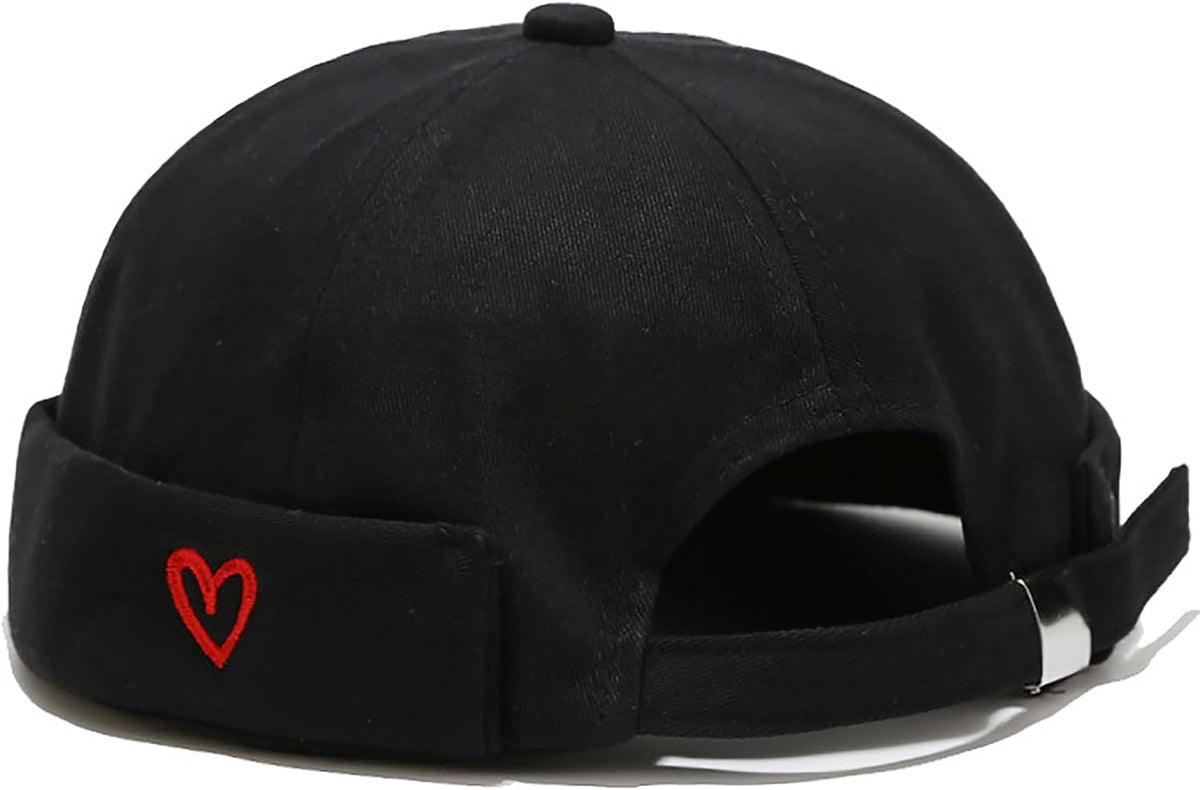 XYIYI Mens Docker Cap Brimless Hats Skullcap Worker Sailor Cap Rolled Cuff Retro Beanie Hat - Image 13