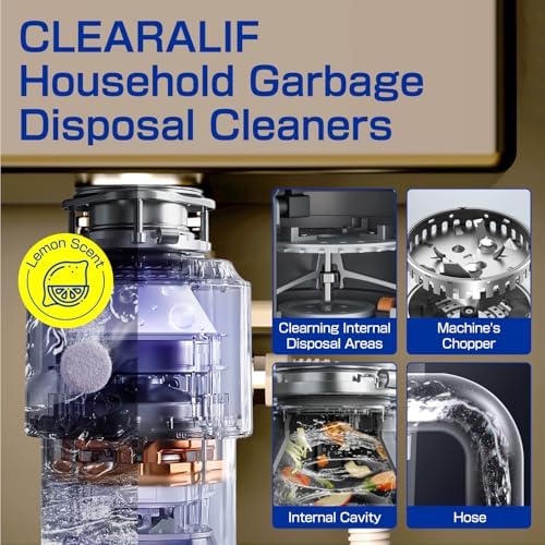Clearalif disposal cleaner tablets for kitchen hygiene