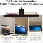 HDView anti glare light bar showing the gravity clip installation process.