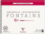 Clairefontaine professional artists watercolor paper pad angled view