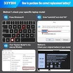 Premium 56Wh 15.2V laptop power pack specification label side