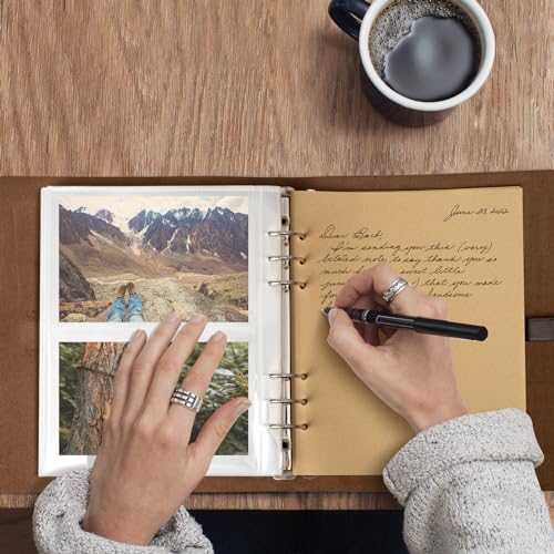 Sucarlon premium leather memory book showing snap-button closure strap