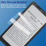 Matte finish texture of Govtva screen protector on e-ink screen