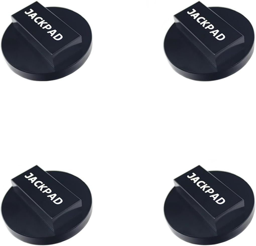 Bottom base view of imUfer jack pad adapter with slip resistant design