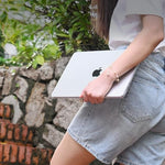 EooCoo protective laptop cover back view displaying precise model alignment and clarity