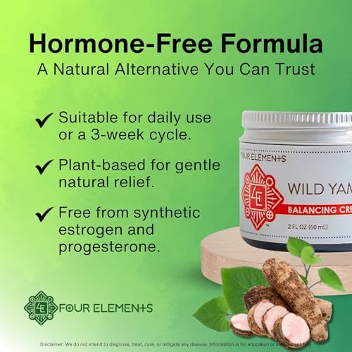 Four Elements 4E Wild Yam Cream sealed packaging view