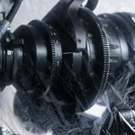 Three piece set of professional cinema camera weather protection gear
