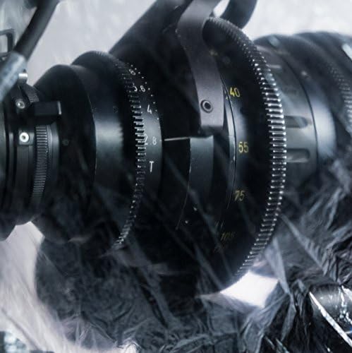 Three piece set of professional cinema camera weather protection gear