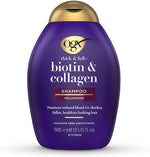 OGX Biotin and Collagen Volumizing Shampoo front view bottle