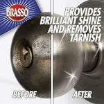 Brasso bottle size comparison and cap design