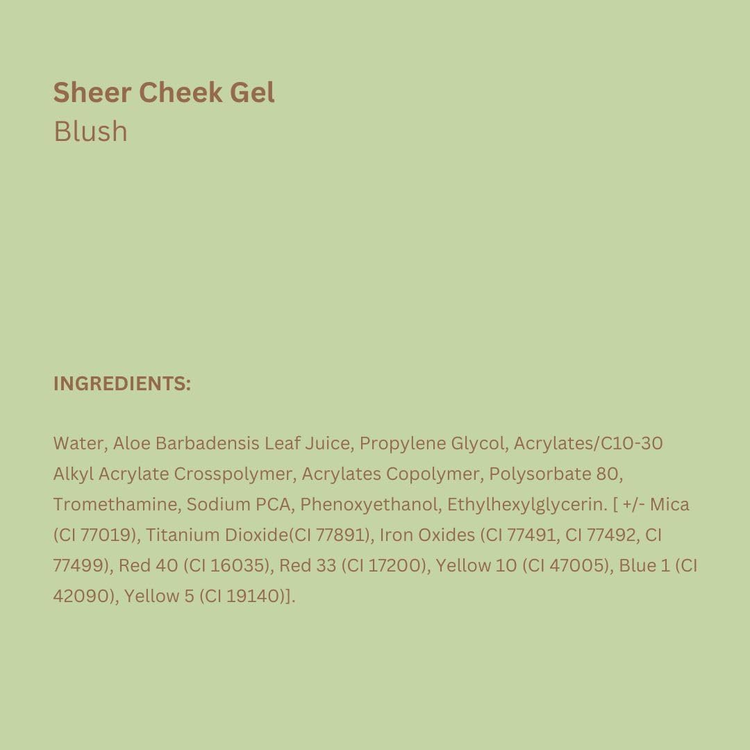Pixi Sheer Cheek Gel Flushed authentic imported USA beauty product