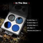 SmallRig protective lens cover and filter kit accessories layout