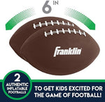Franklin Sports football target toss game base demonstration displaying where to fill water or sand for stability.