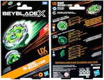 Full packaging display of Beyblade X Wand Wizard 1-60R UX set