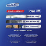 Hydrophobic effect demonstration on glass treated with Glomax spray