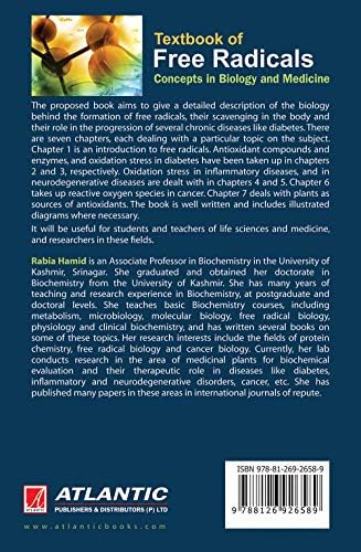 Textbook of Free Radicals cellular interactions and DNA strand graphics