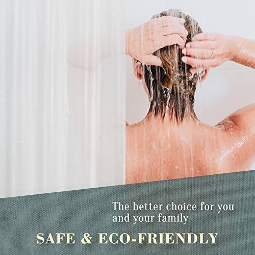 Packaging and texture details of the authentic imported ABLUEN shower liner