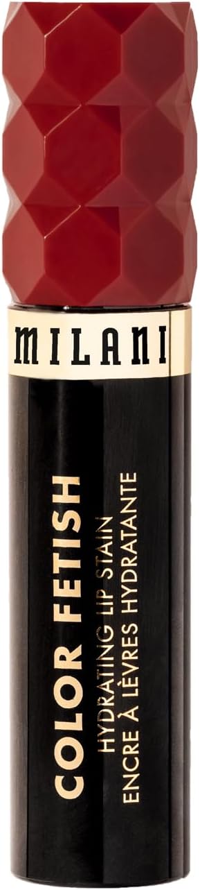 Milani lip stain cap and geometric design detail