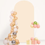 FANPROms stretchy wedding arch cover close up fabric