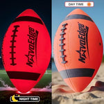 Rechargeable light up youth sports ball with included hand pump kit