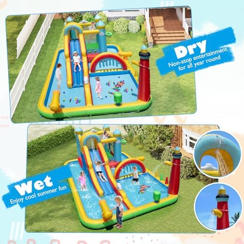 Storage and inflation accessories for Bountech park