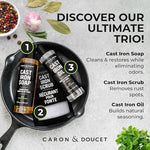 Caron And Doucet natural castile cleaning soap for skillets and grills