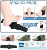HGBOO orthopedic arch support packaging showing two pieces for foot care.