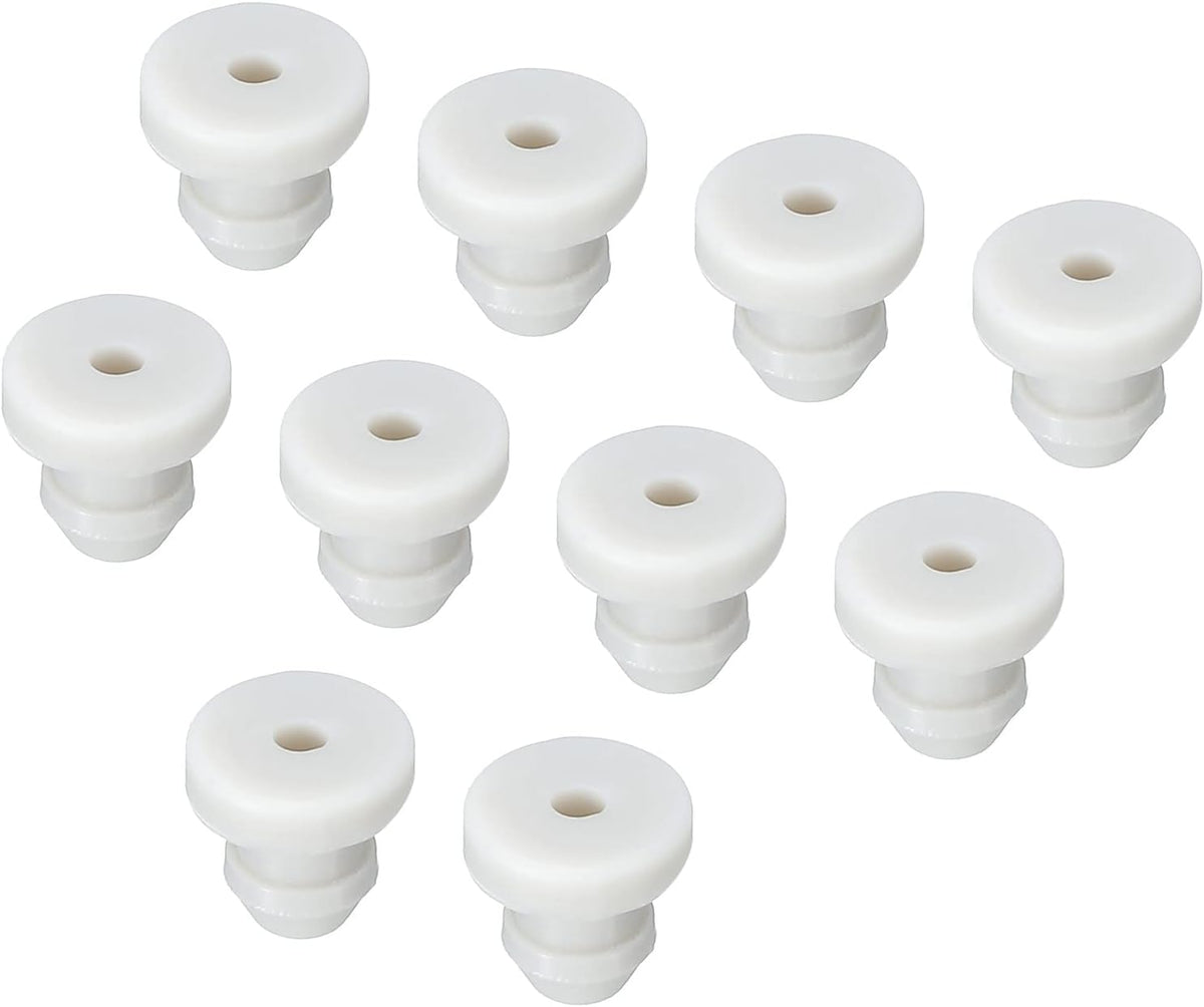 MECCANIXITY 10Pcs Snap Rubber Grommet Hole Plug Mount Dia 7.5mm ID 5mm H 9mm Seal Anti-Scratch for Electrical Box Cable Pipe Black - Image 14