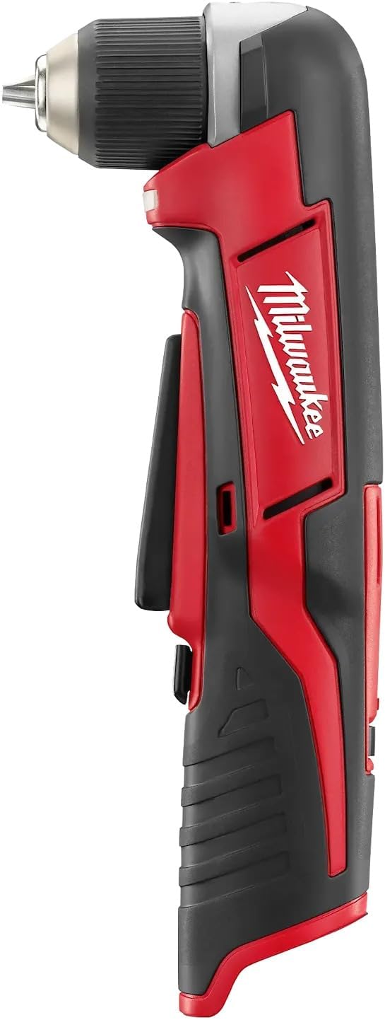 Milwaukee 2415-20 M12 Cordless Right Angle Drill front view power tool