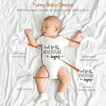 Newborn baby onesie and bear themed beanie included in the gift set