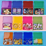 Alink organizer box filled with colorful craft supplies